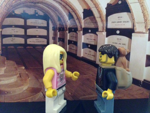 At the Igreja São Francisco in Porto: "Look, Hipster! Zombies!" "Uh, you've been reading too many young adult novels, dear."