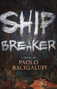 Paolo Bacigalupi's Ship Breaker exemplifies the dystopian novel of environmental degradation and its consequences.